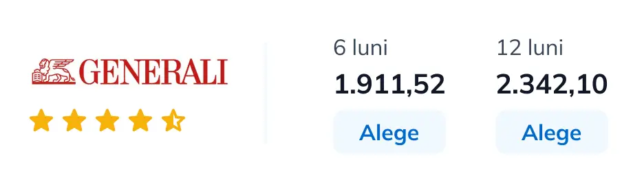 oferta asigurare casco generalli